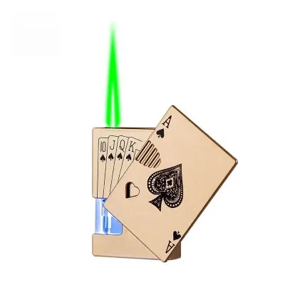  Zinc Alloy Playing Card Lighter